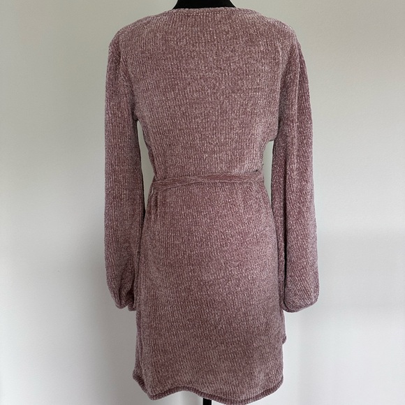 Red Dress Chenille Sweater Dress - Picture 2 of 5